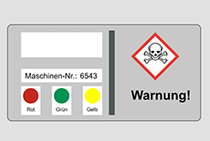 APET Maschinenschilder